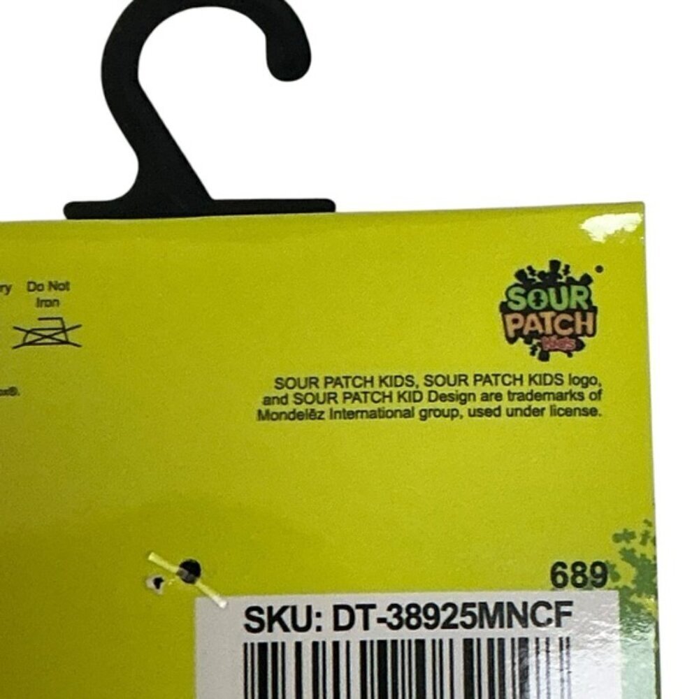 Sour Patch Kids Crew Socks Mens Novelty Funny Print Unisex OS Shoe Size 6-12 - Picture 6 of 16
